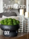 Organic Modern Bowl with Candles