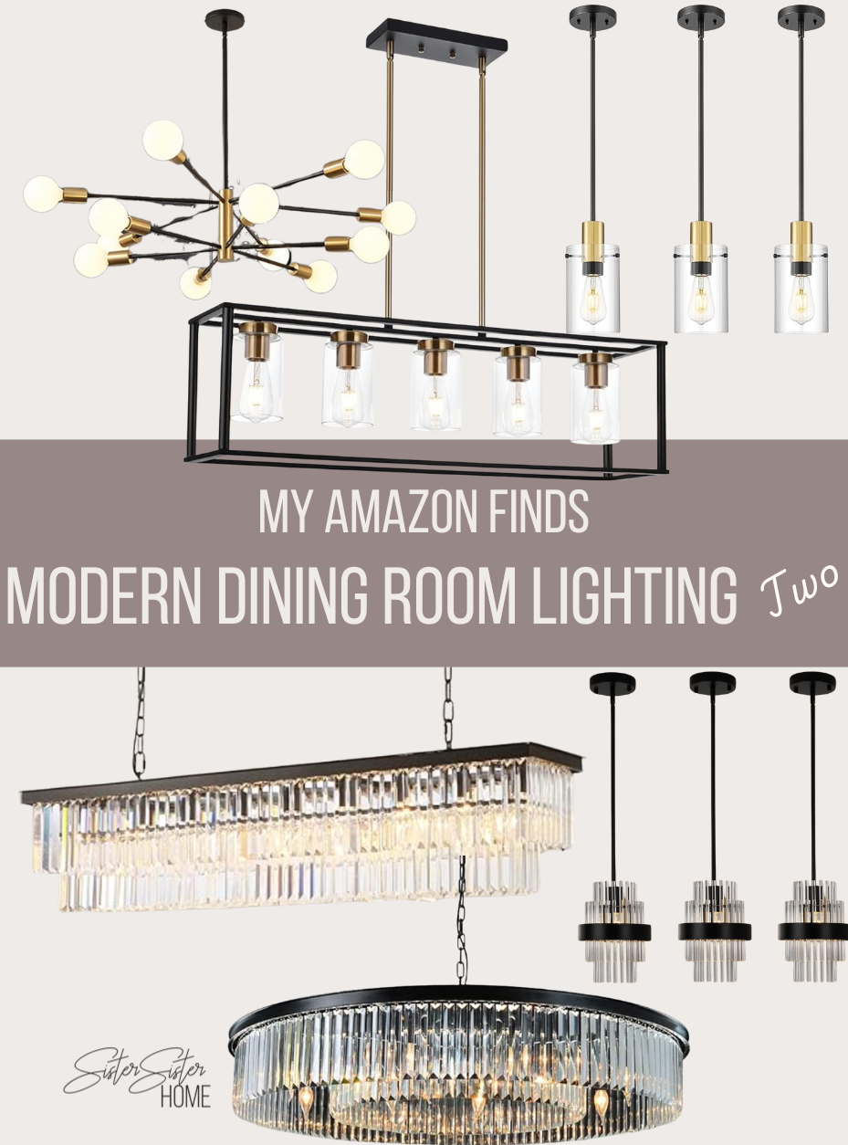 Amazon:  Modern Dining Room Lighting