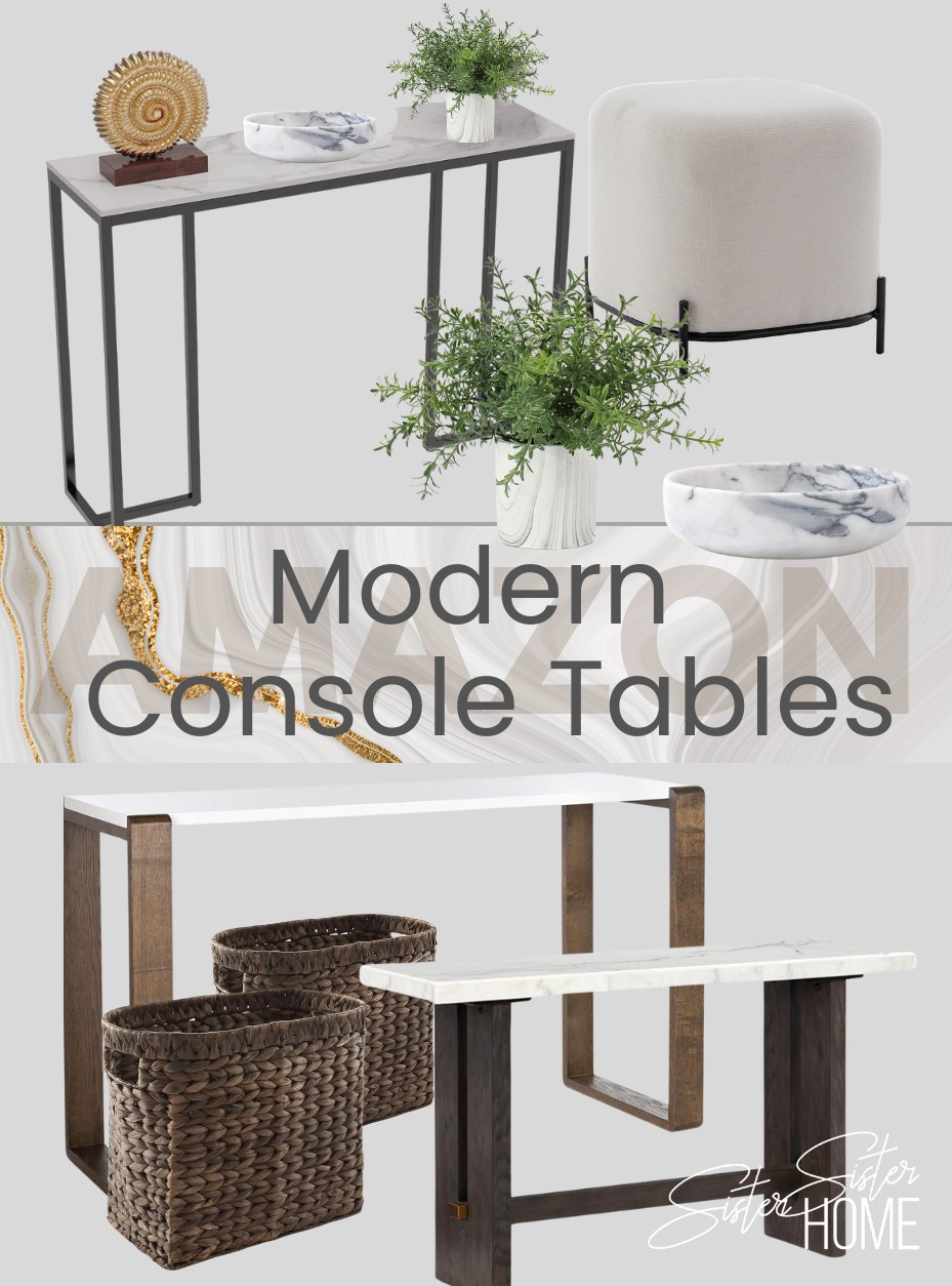 Amazon:  Modern Console Tables