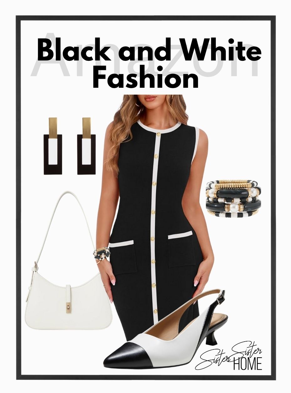 Amazon:  Black and White Fashion
