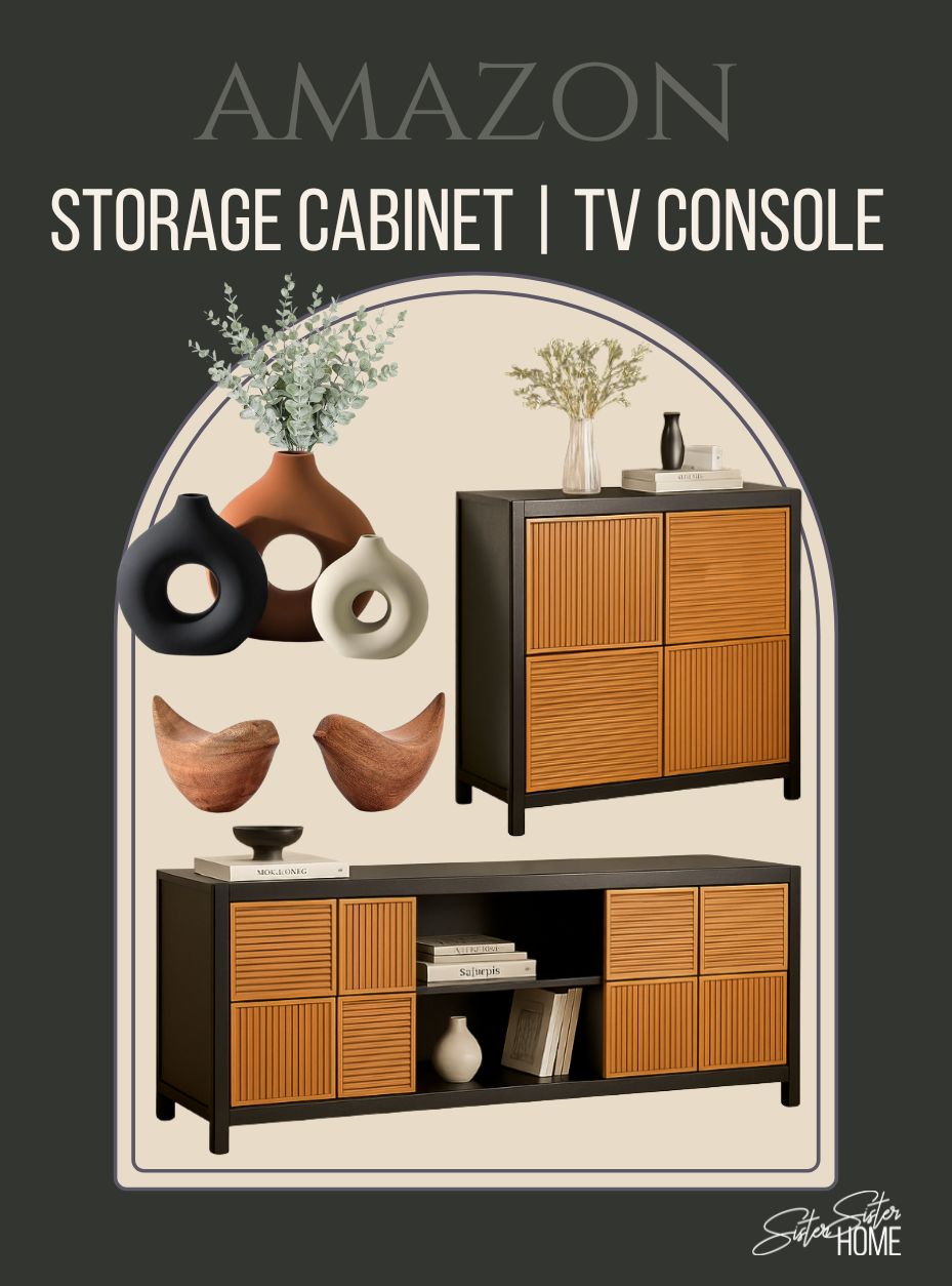 Amazon:  Storage Cabinet | TV Console