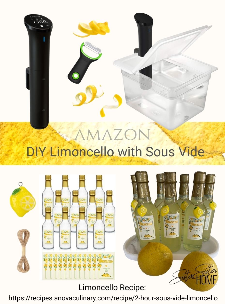 Amazon:  DIY Limoncello with Sous Vide
