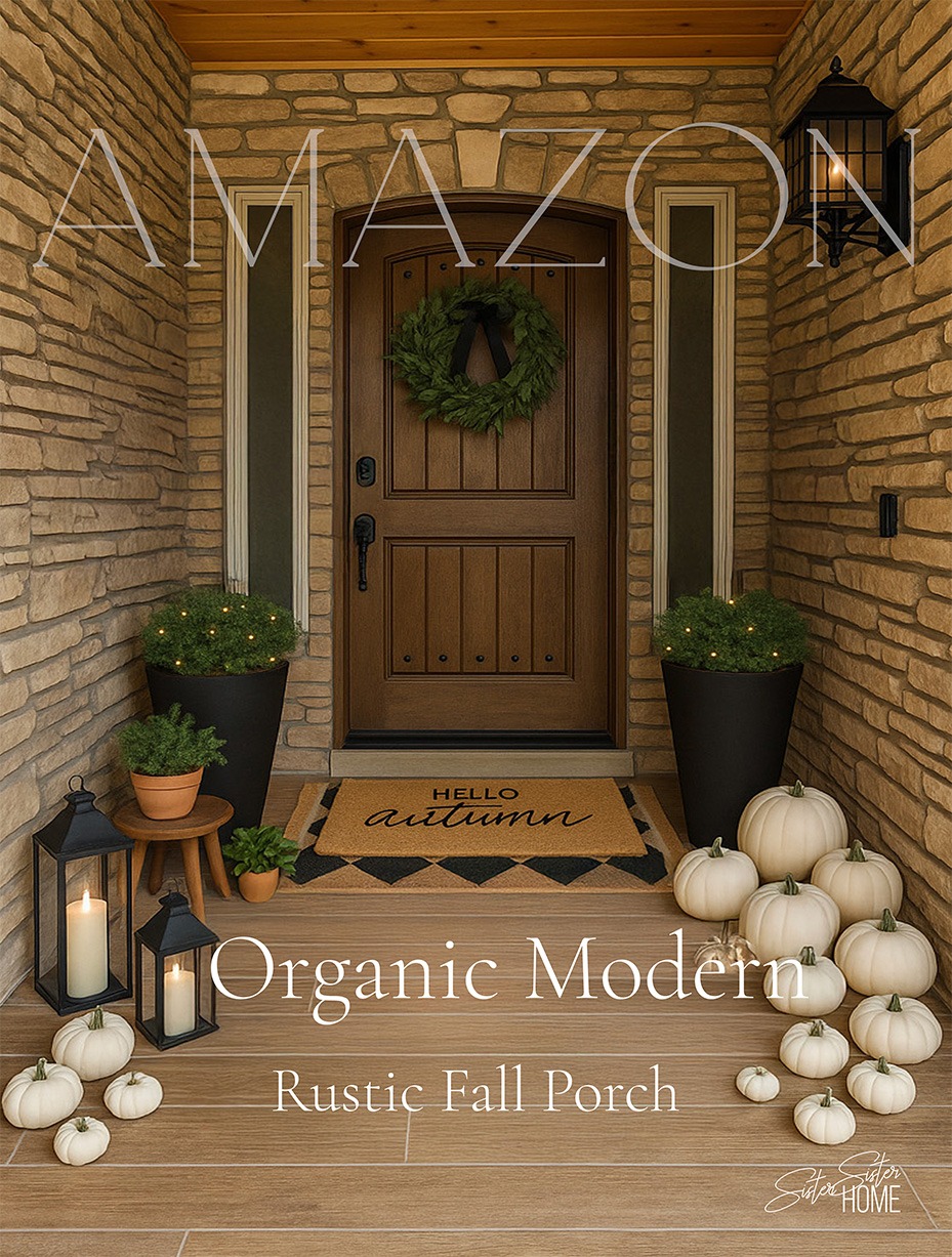 Organic Modern Rustic Fall Porch Ideas