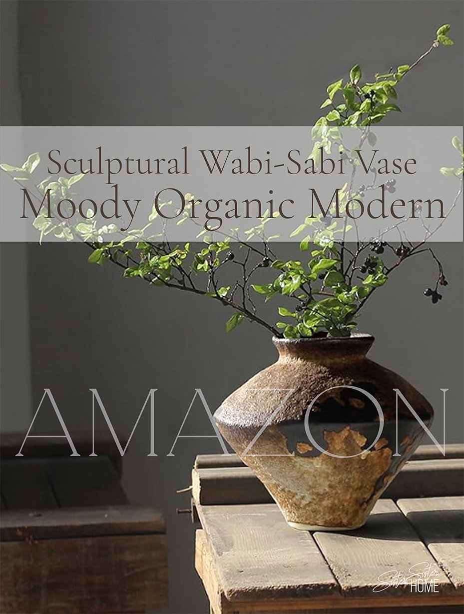 Sculptural Wabi Sabi Vase | Organic