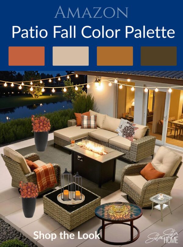 Amazon:  Patio Fall Color Palette
