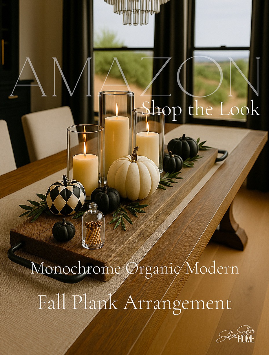 Monochrome Fall Plank Arrangement