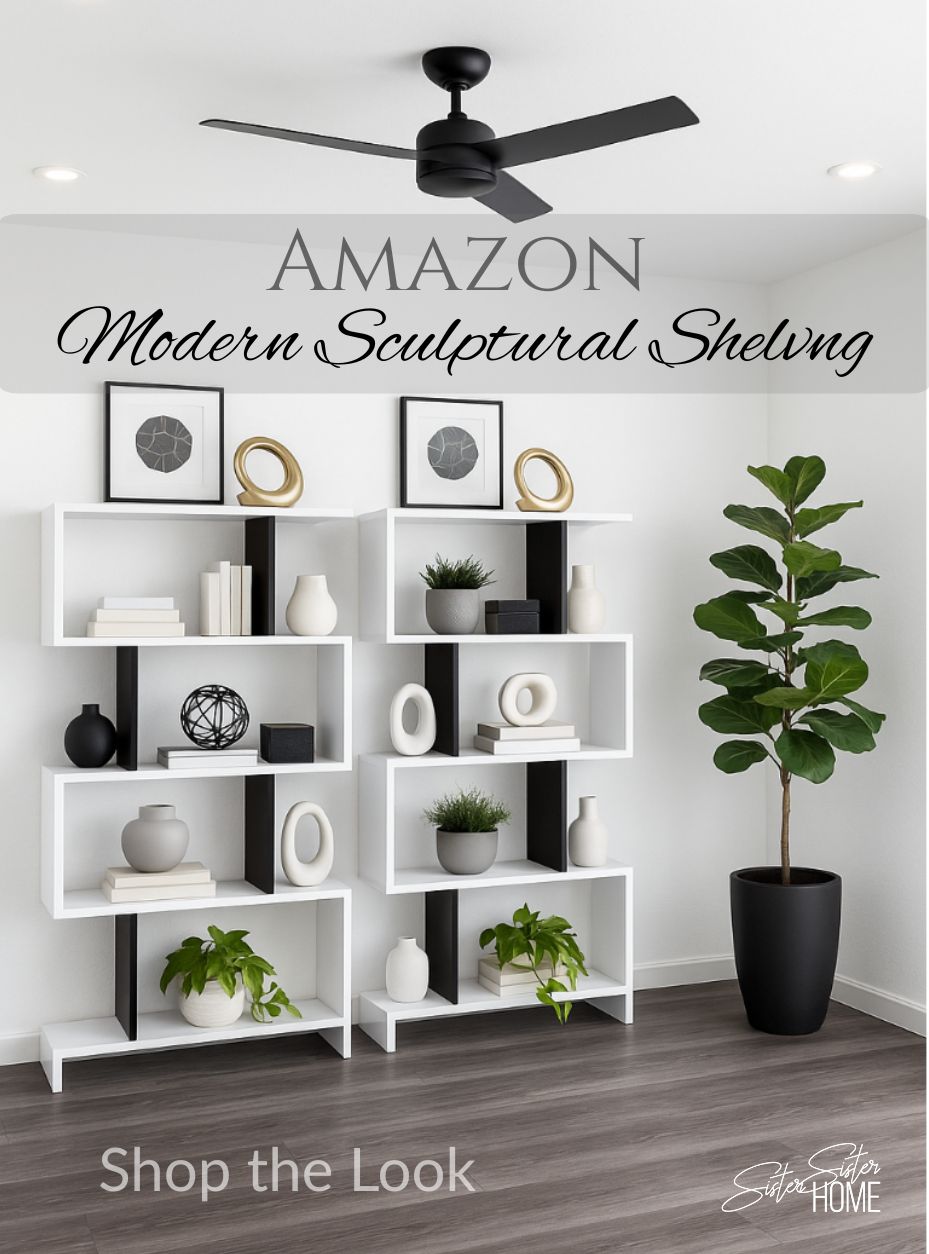 Modern Sculptural Shelving Edit 2