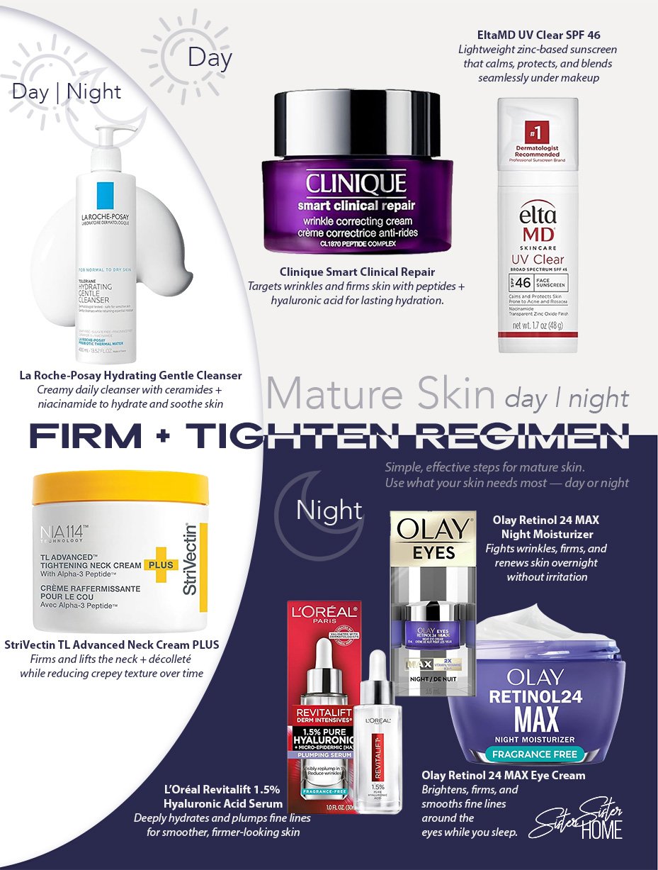 mature-skin-firm-tighten-day-night-regimen-anti-aging-routine