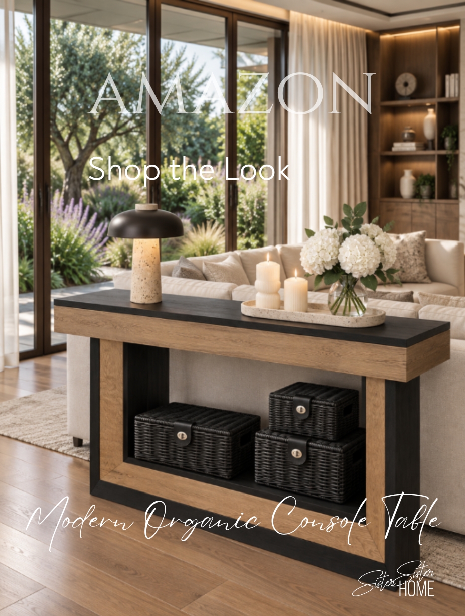 Modern Organic Console Table